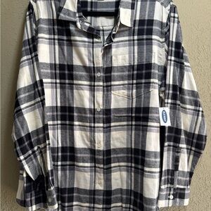 Old Navy Checkered Plaid Shirt